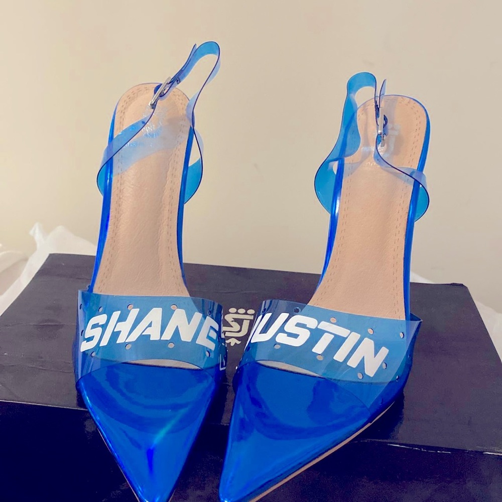 Shane Justine blade heels.